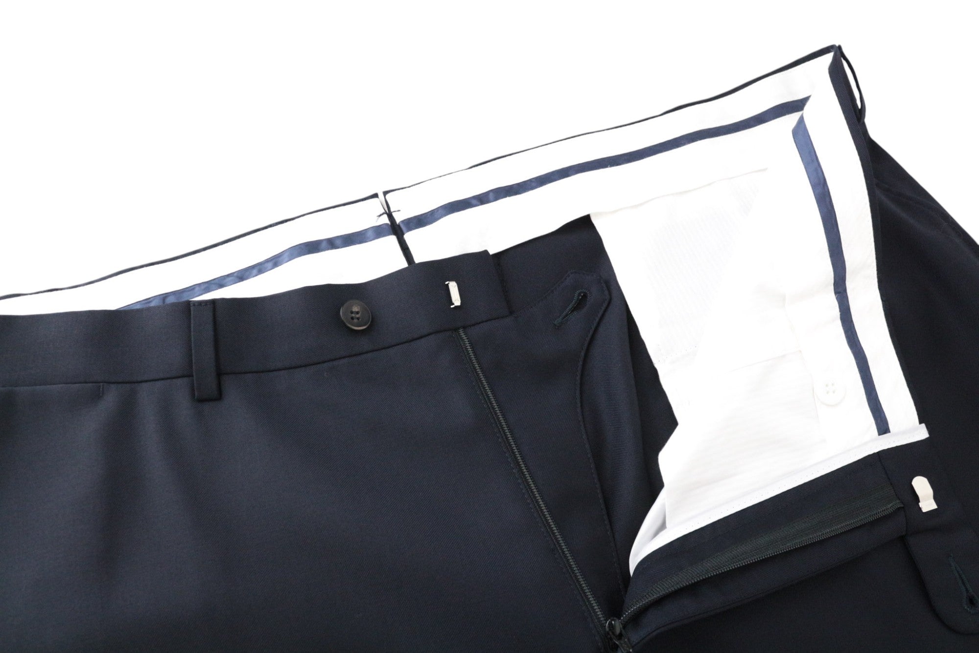 SUITSUPPLY Lazio Men's Suit UK38R Blue Slim Wool Check Mohair 2-Piece