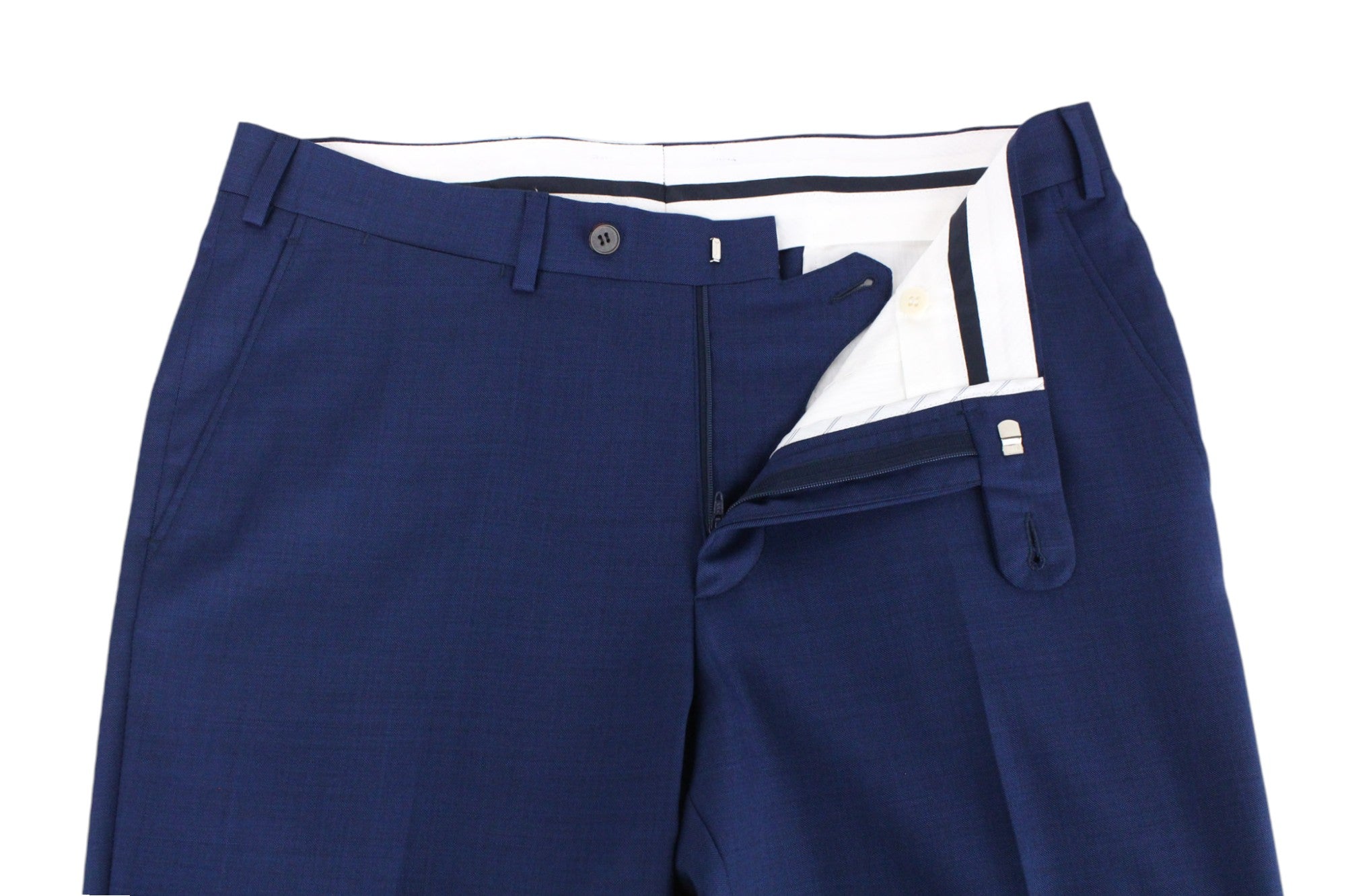 SUITSUPPLY Lazio Men's UK38L Navy Slim Fit Pure Wool 2-Piece Suit