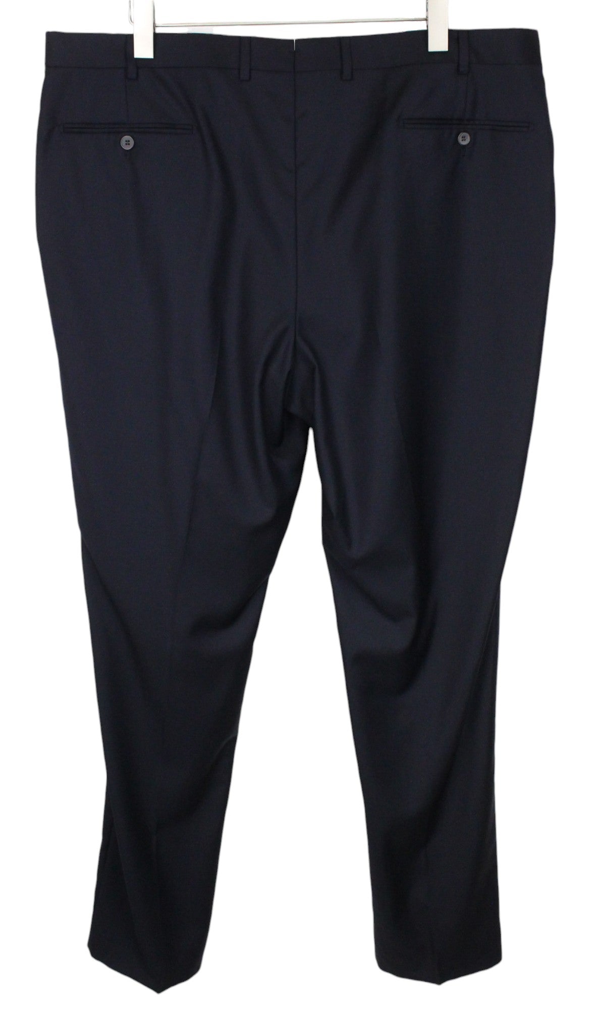 SUITSUPPLY Lazio Blueline Men's Suit UK52L Classic Navy Blue Wool 2-Piece