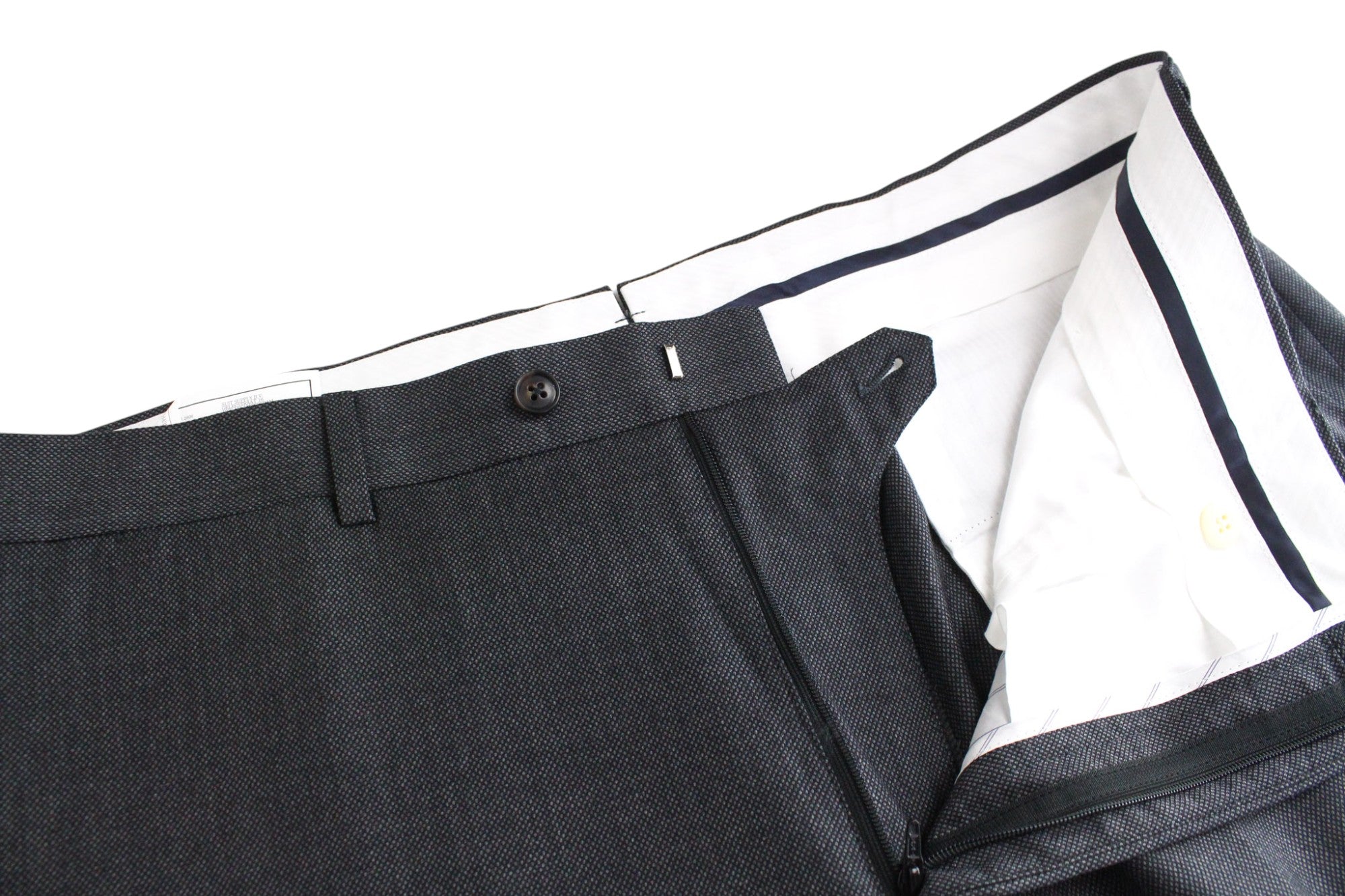 SUITSUPPLY Sienna Men's UK46R Grey Pure Wool Single-Breasted 2 Piece Lined Suit