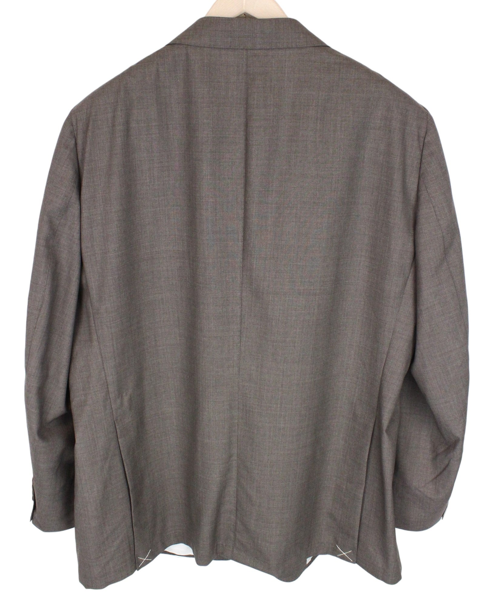 SUITSUPPLY La Spalla Men's Suit UK52S Slim Brown Melange 2Pc Wool Formal