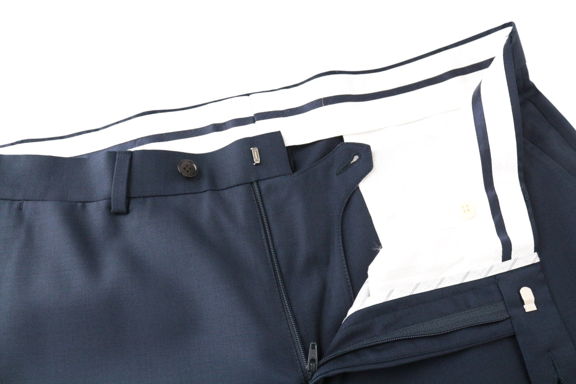 SUITSUPPLY La Spalla Men's UK42R Blue Wool Slim Suit Perennial 2-Piece