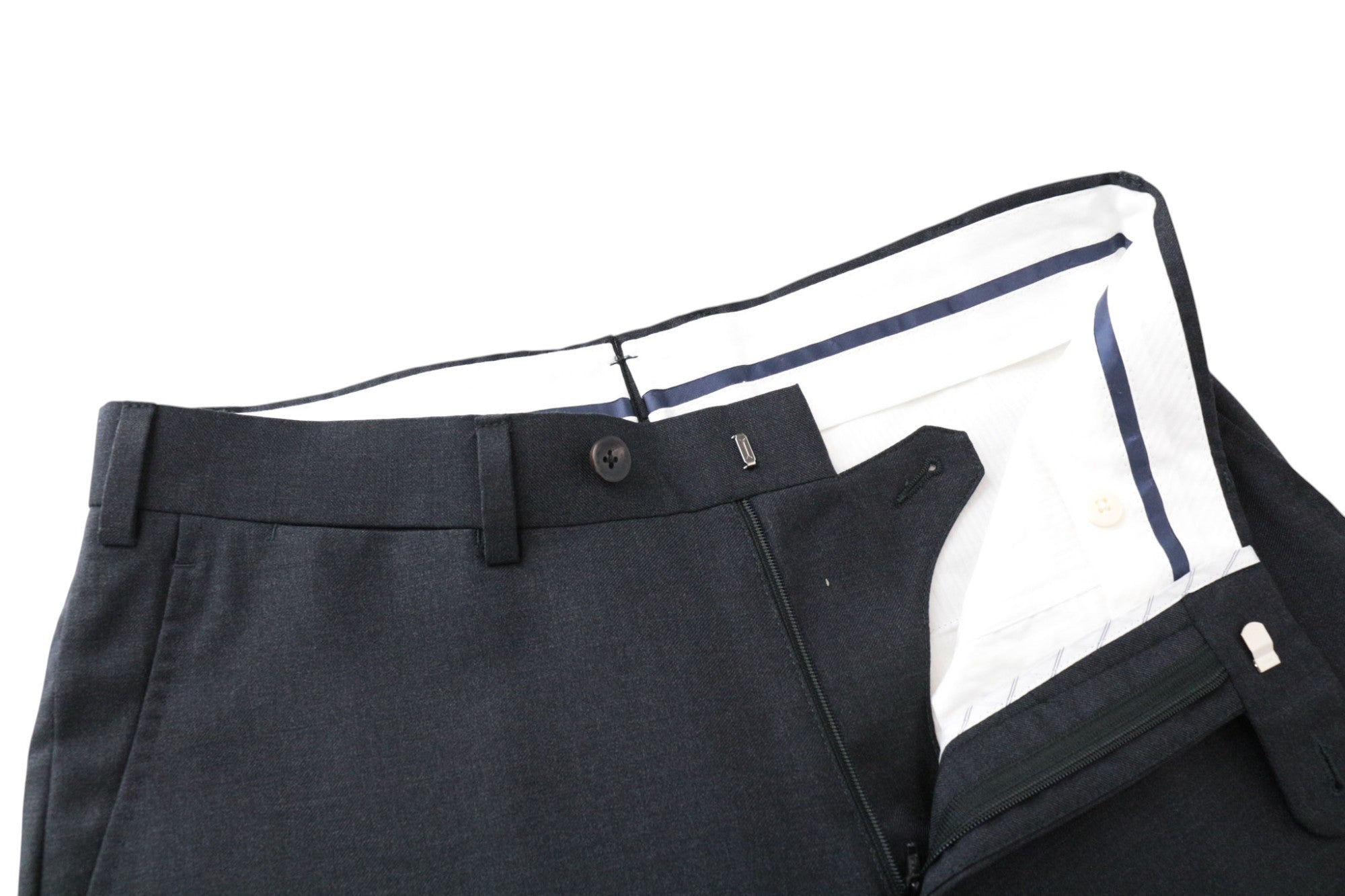 SUITSUPPLY Napoli Suit UK36R Men's Grey 2Pc Lined Notch Lapel Pure Wool Set