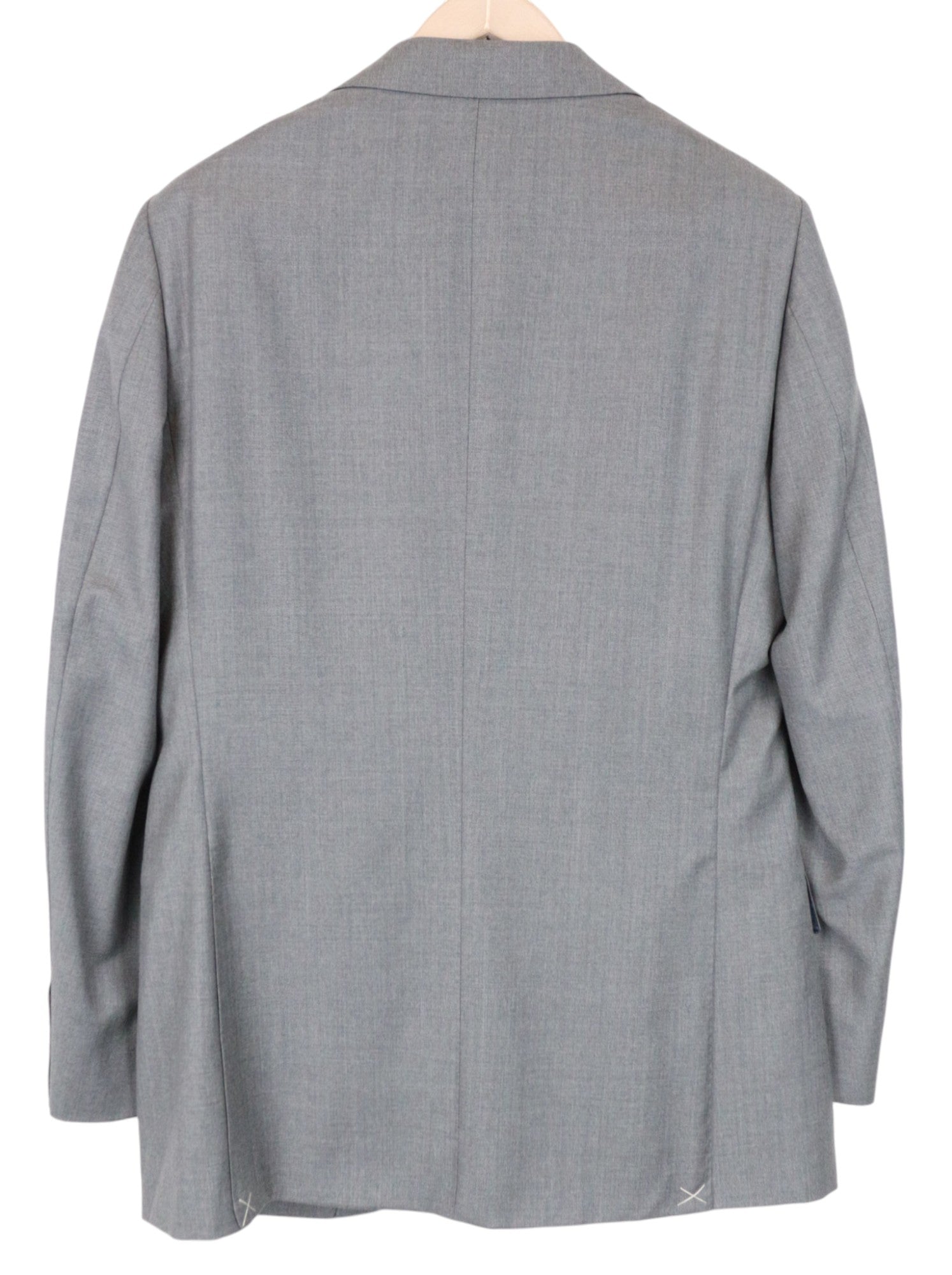 SUITSUPPLY La Spalla Suit UK38L Men's Grey Wool 2Pc Single-Breasted Classic