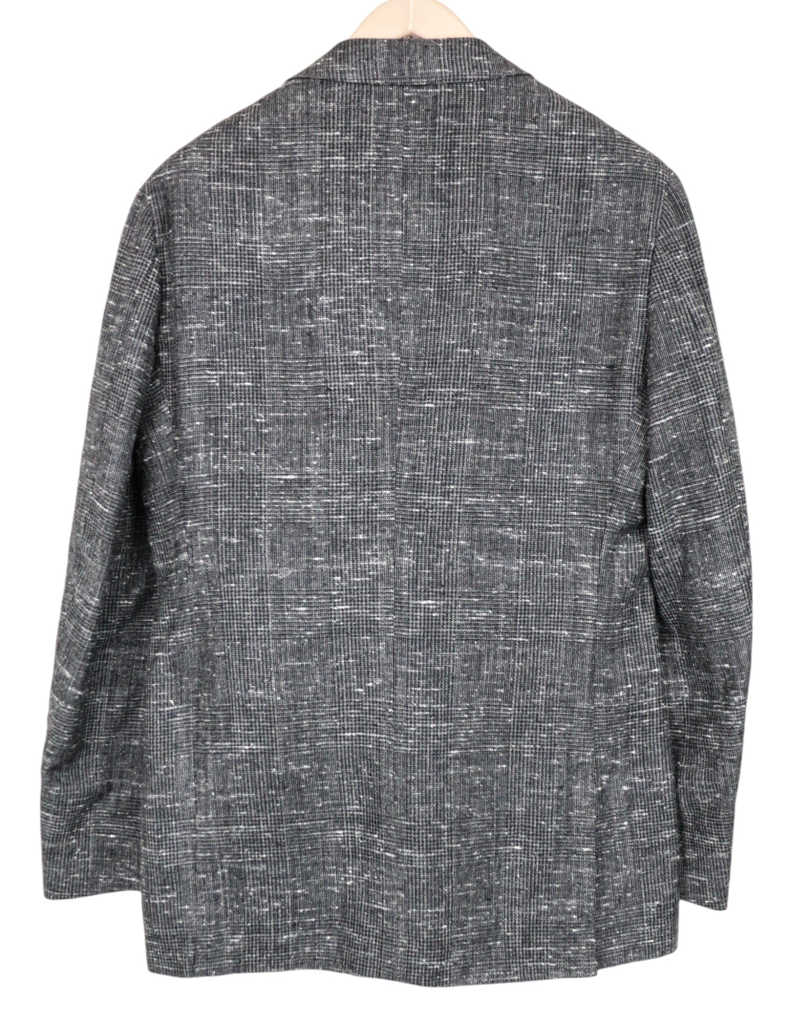 SUITSUPPLY Havana Men's Suit UK38R Grey Glen Check Wool-Silk Slim 2Pc