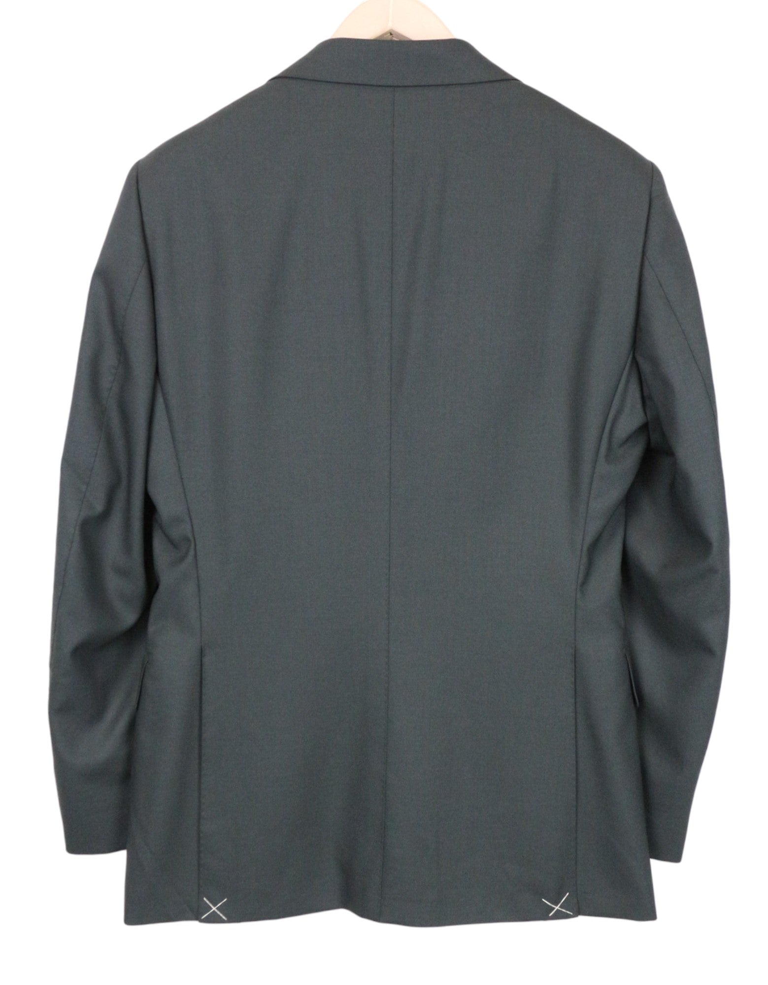 SUITSUPPLY La Spalla Men's Suit UK40R Green Pure Wool 2-Piece Single-Breasted