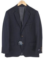BROOKS BROTHERS 346 Regent Fit Men Blazer UK42 Blue Wool Pinstripe Lapel