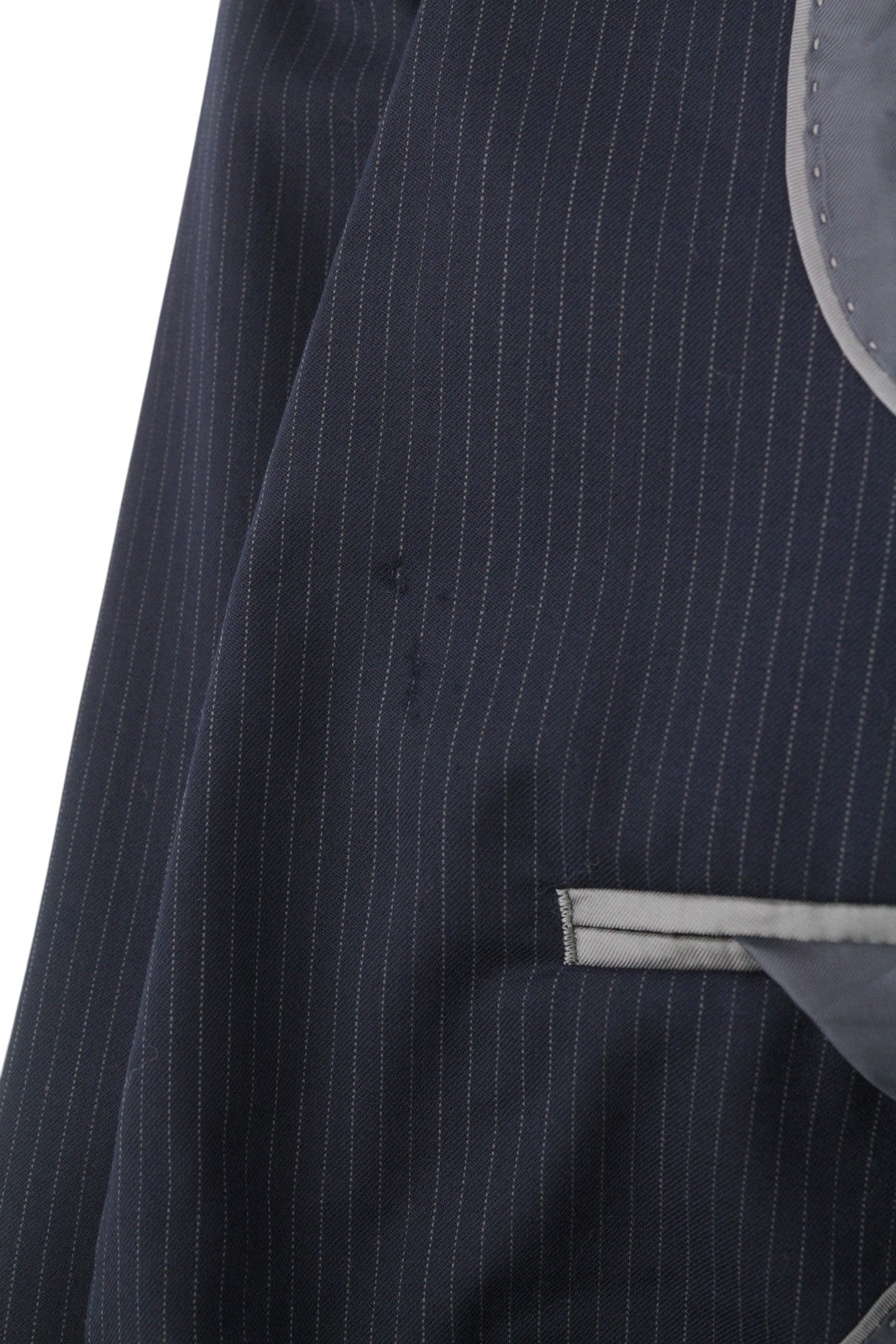 BROOKS BROTHERS 346 Regent Fit Men Blazer UK42 Blue Wool Pinstripe Lapel