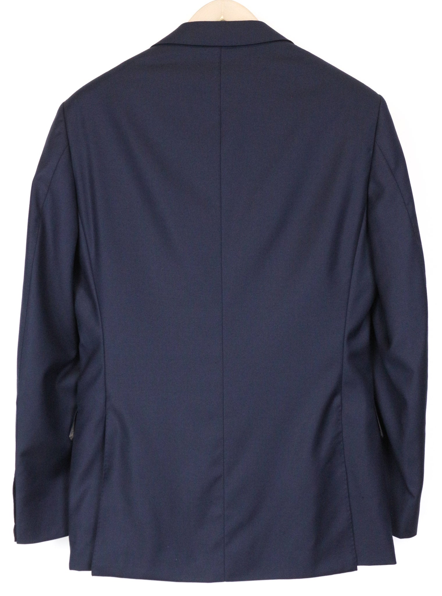 SUITSUPPLY Napoli Men's Suit UK34R Blue Wool 3Pc Classic Fit Single-Breasted