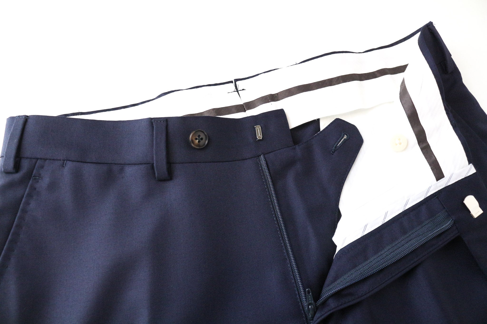 SUITSUPPLY Napoli Men's Suit UK34R Blue Wool 3Pc Classic Fit Single-Breasted