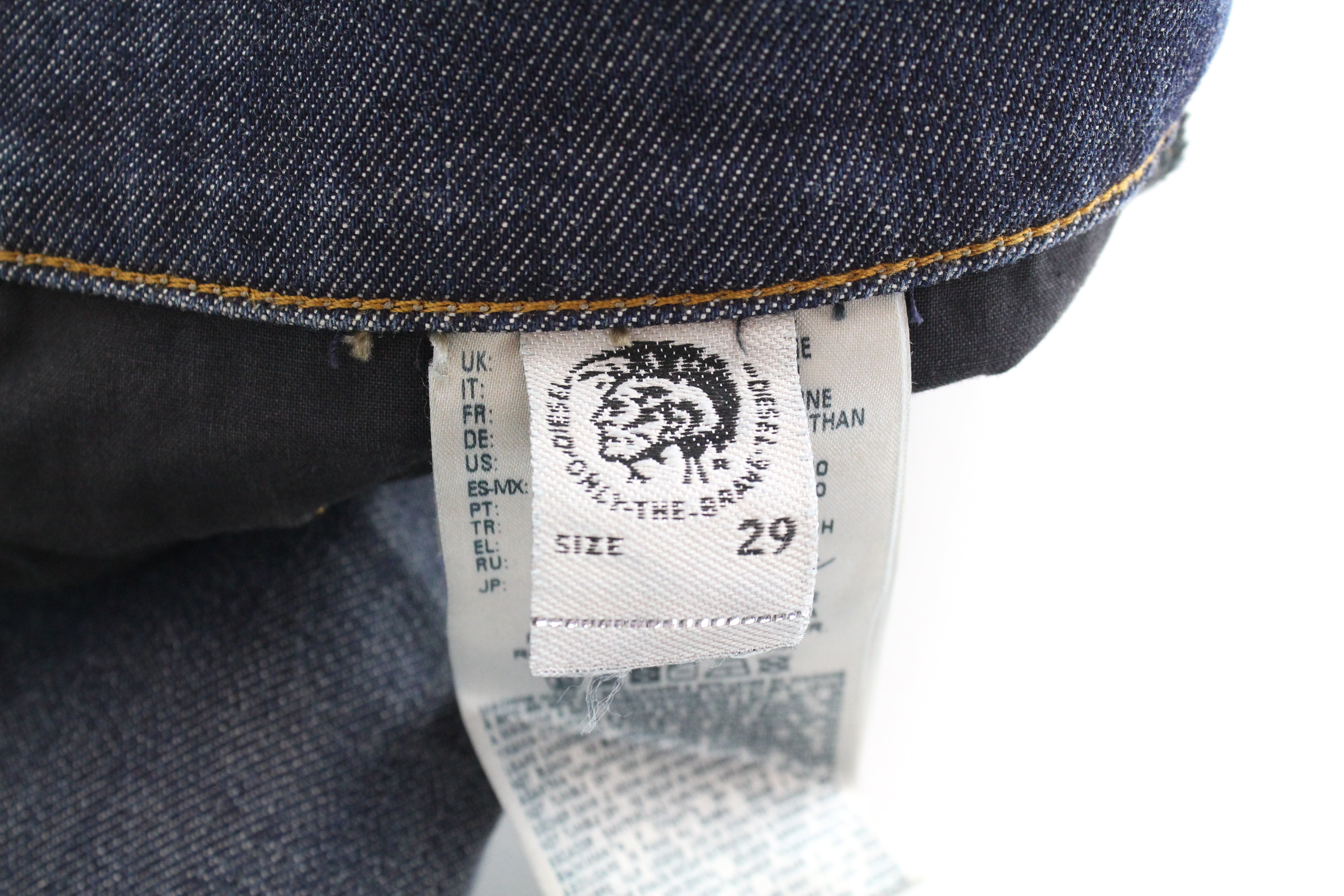 DIESEL D-Eetar 084ZU Men's Jeans W29/L30 Tapered Fit Blue Stretch Wash