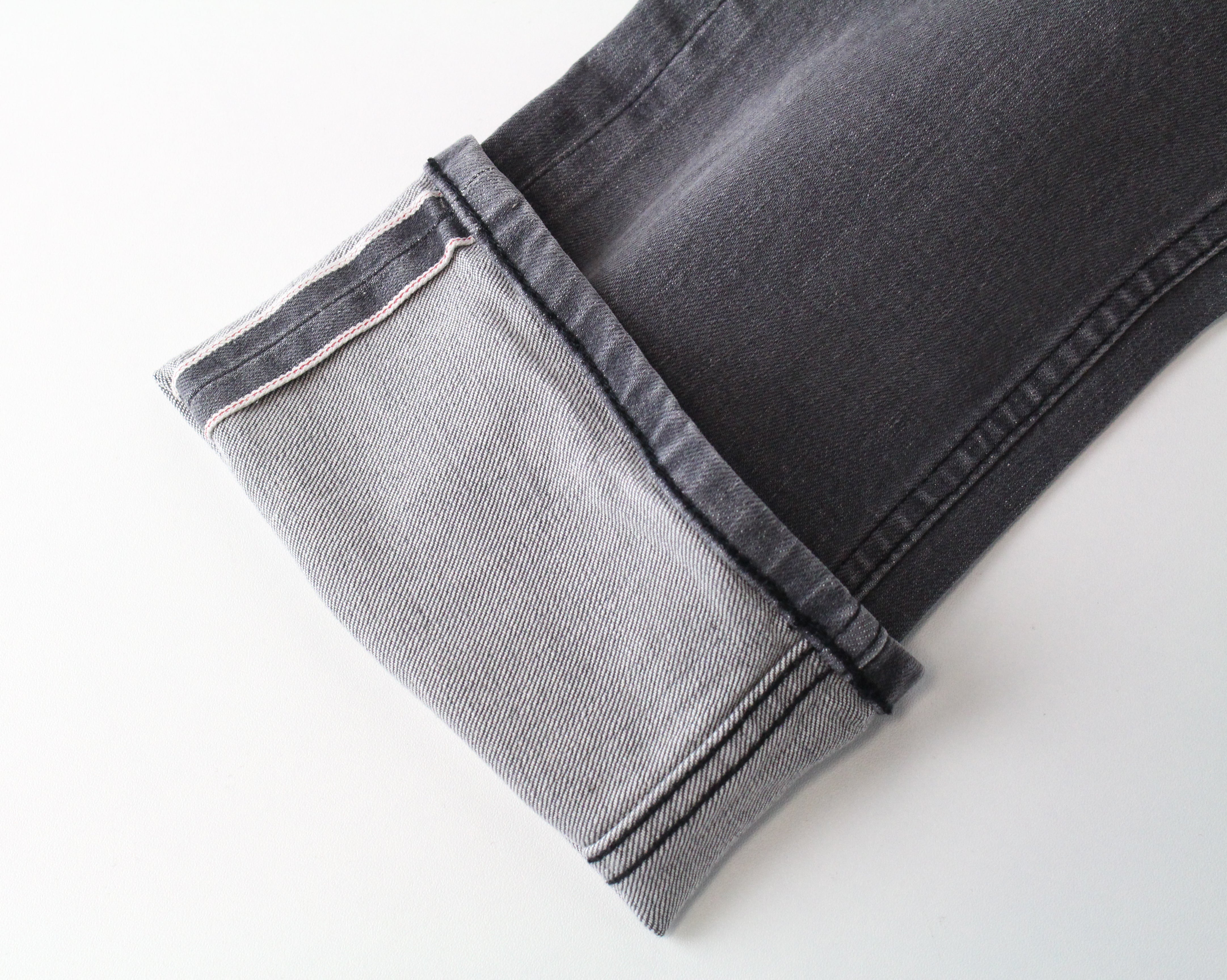 REPLAY Grover Men Jeans W29/L32 Straight Fit Cotton Stretch Grey Selvedge