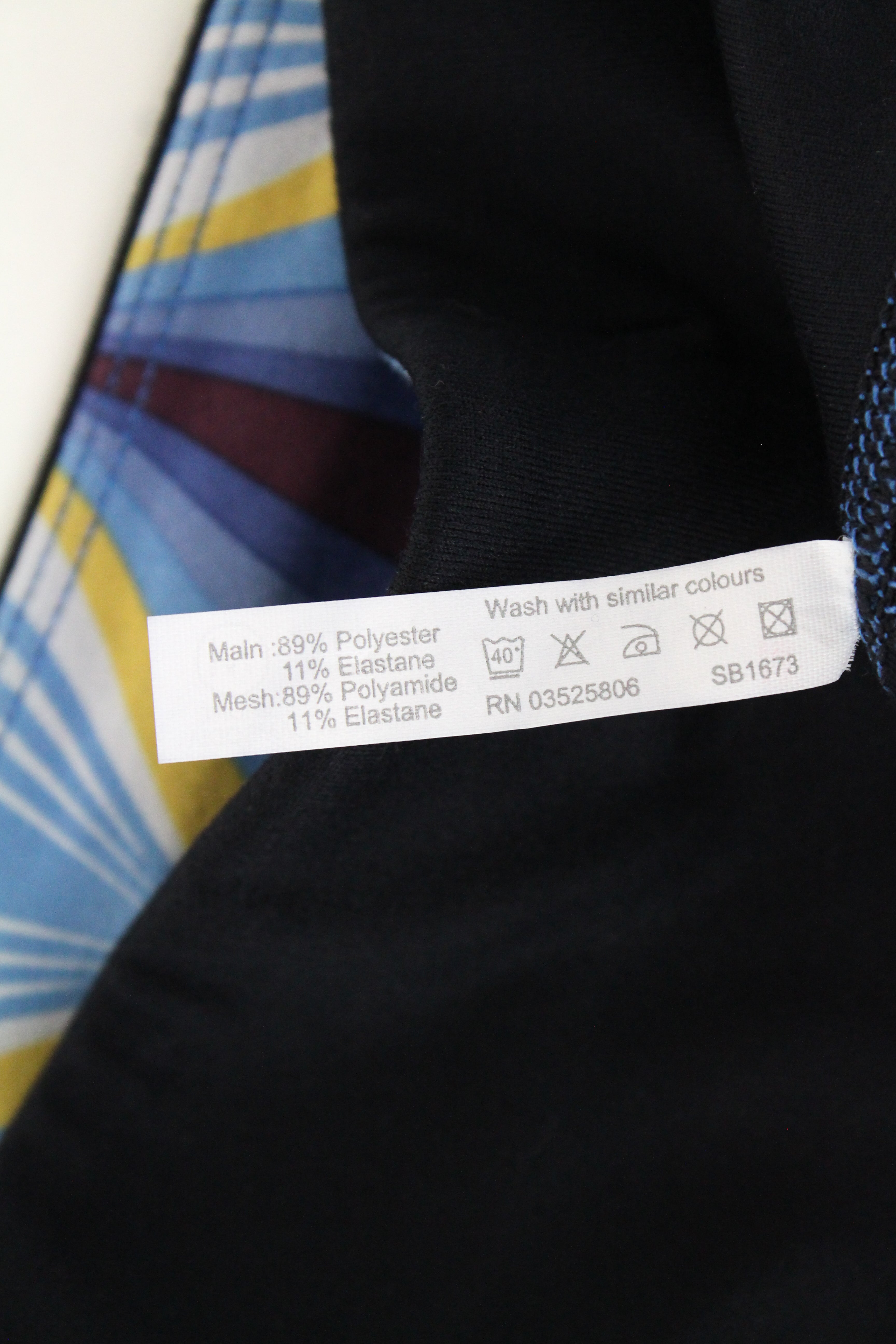 SWEATY BETTY Women Sport Leggings M Blue Pattern Reversible Stretch Activewear