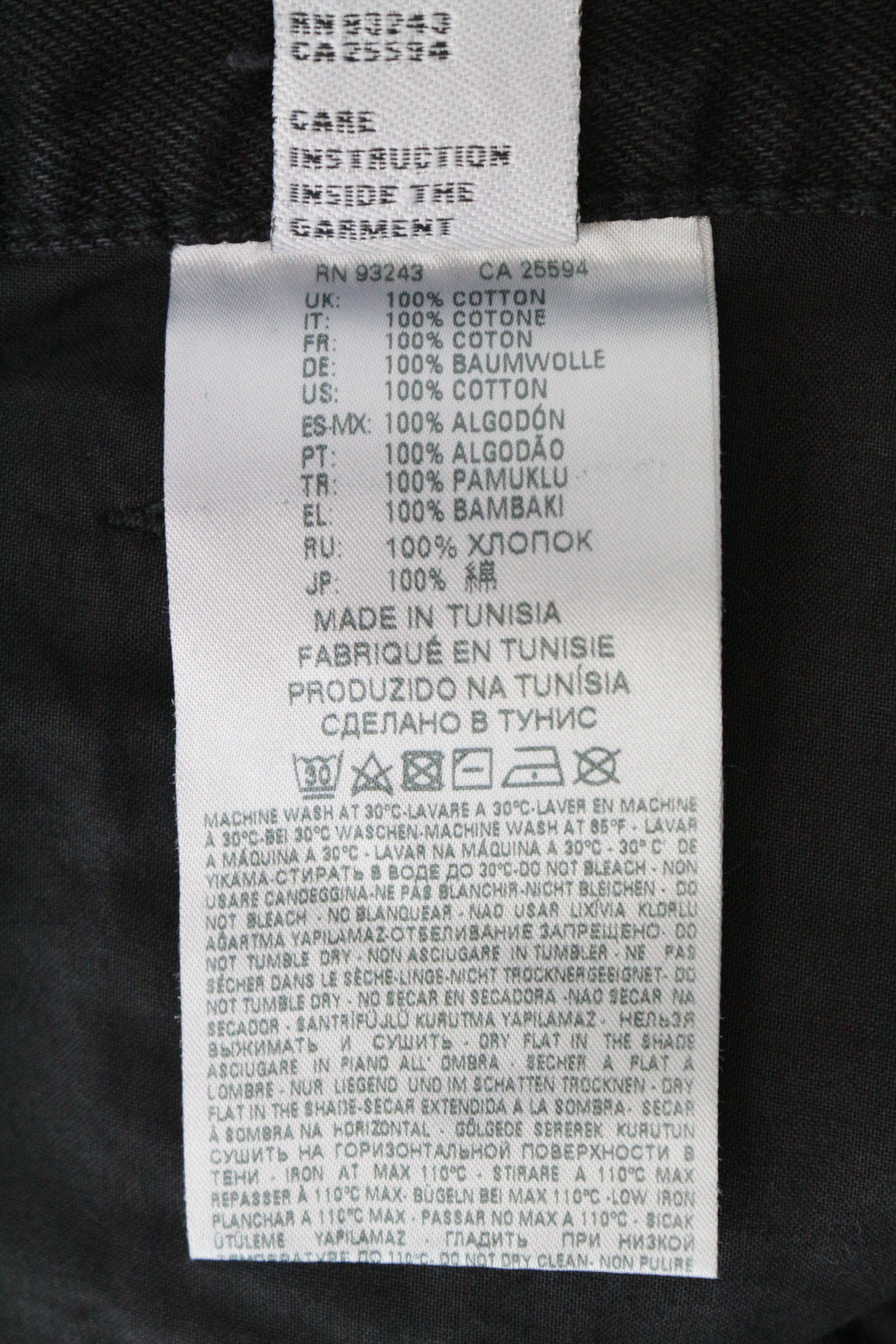 DIESEL Aryel 084WH Women's Jeans W27/L32 Straight Fit Black Ripped Cotton