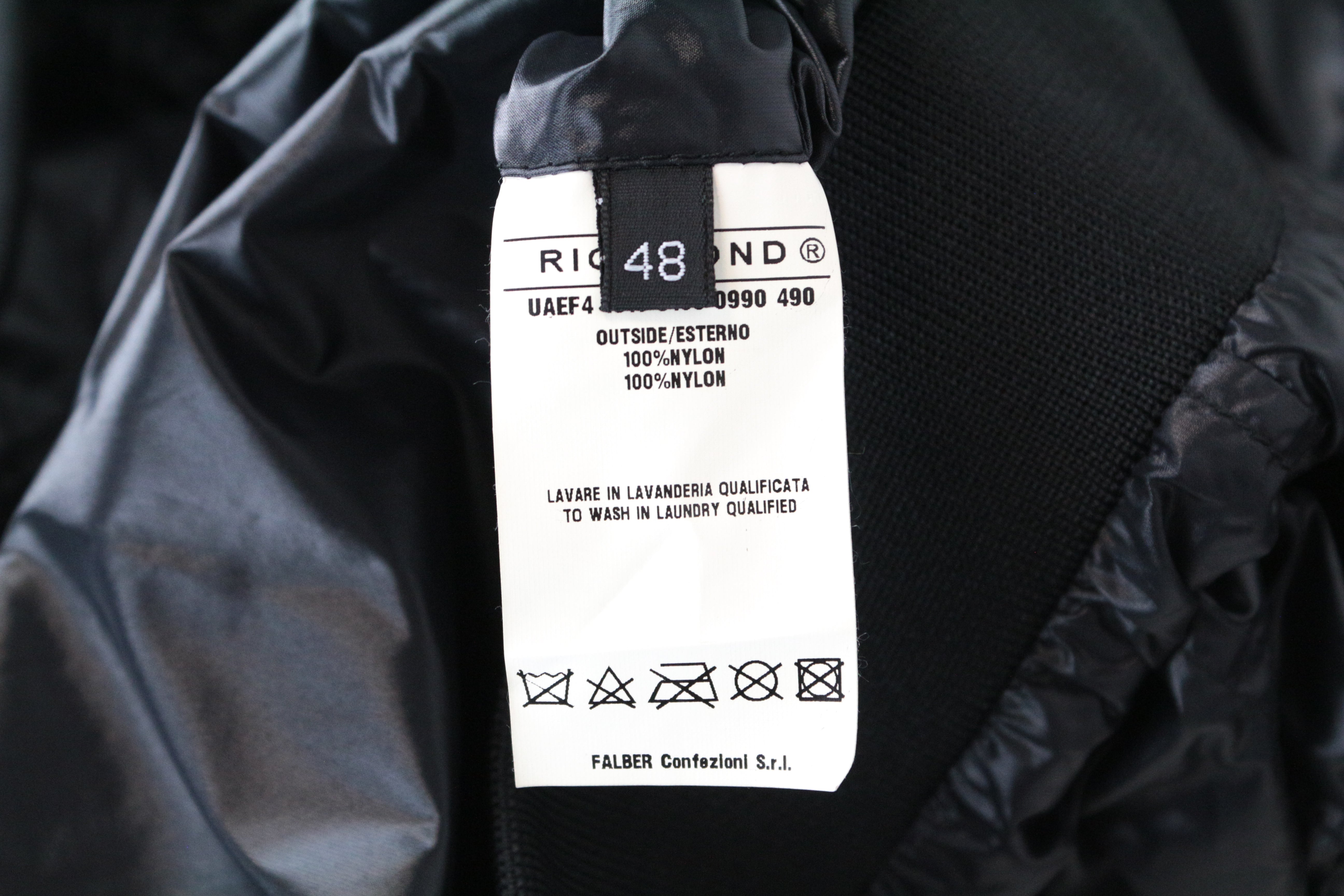 RICHMOND Men's 48 Navy Lightweight Jacket with Detachable Sleeves Design