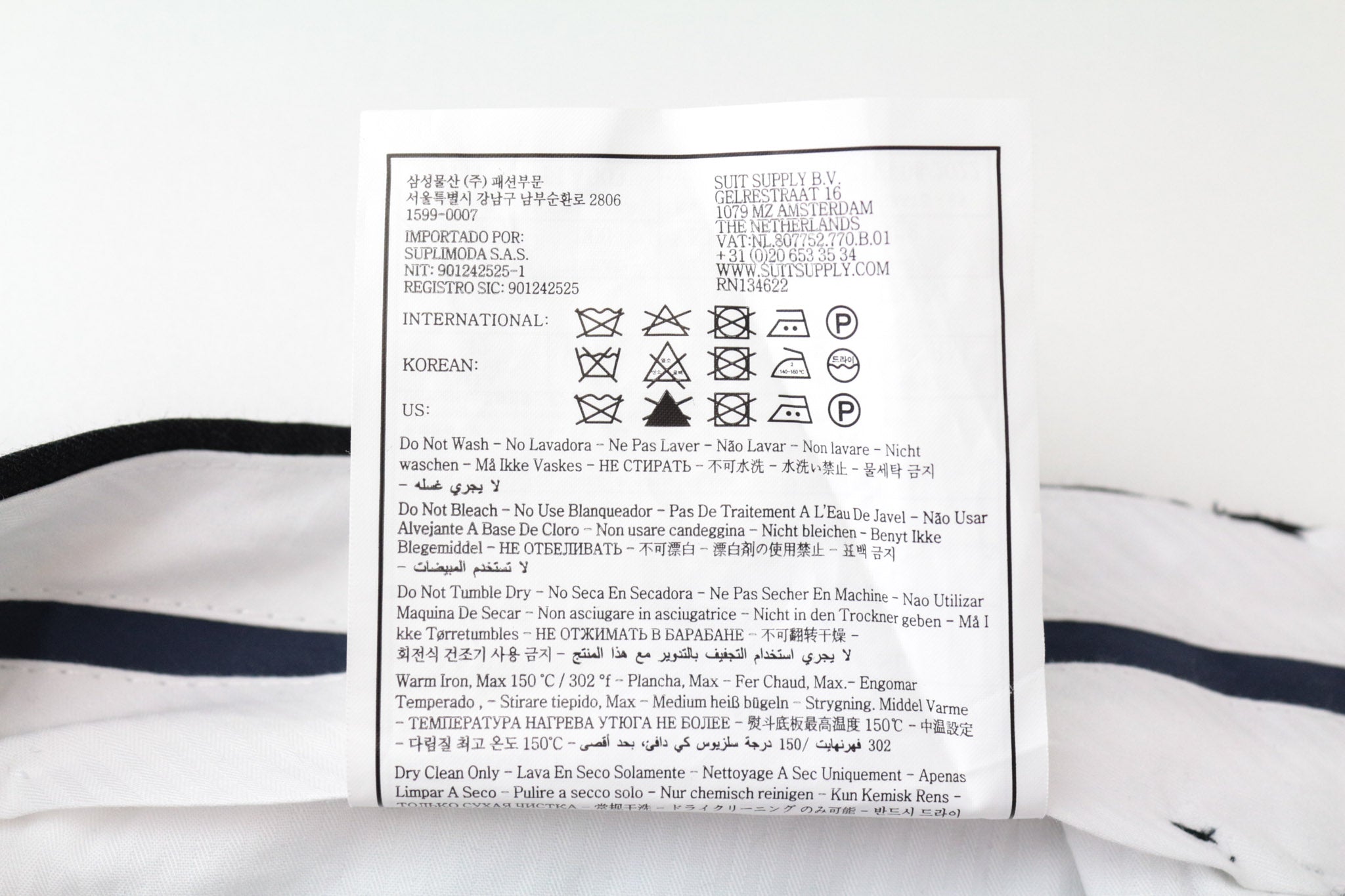 SUITSUPPLY Napoli Men's Suit UK42S Grey Melange 3Pc Wool Formal Slim