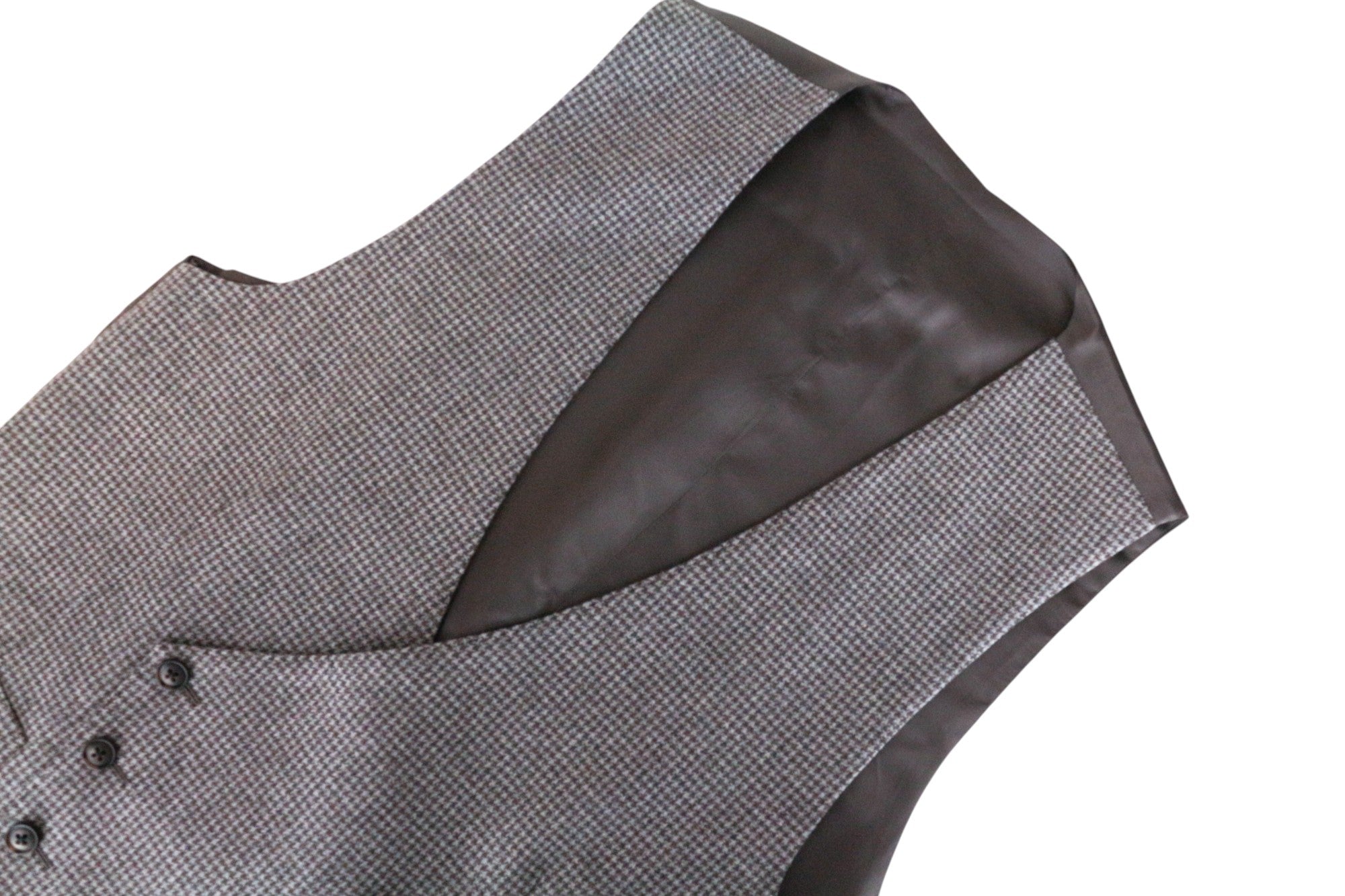 SUITSUPPLY Havana Patch Men's UK328R Grey Wool Cashmere 3-Piece Suit