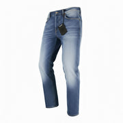 DIESEL D-Mihtry 009NF Men Jeans W30/L30 Blue Washed Straight  Stretch Button