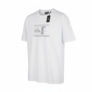 DIESEL T-Just-A35 Men T-Shirt 2XL Short Sleeved Crew Neck Front  Tricot White