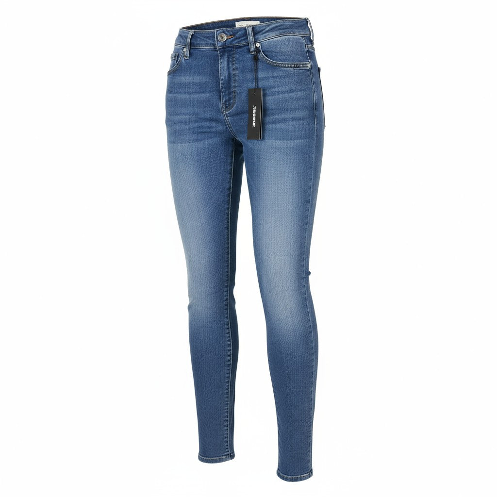 DIESEL Slandy 0681P Women Jeans W25/L32 Super Slim Skinny Blue Stretch Faded