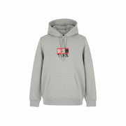 DIESEL S-Girk-Hood-B8 Mens Hoodie S Grey Melange Kangaroo Pocket Hooded RRP130