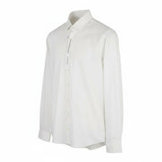 CALVIN KLEIN Structure Solid Slim Men's Formal Shirt 40 L White Button Cotton