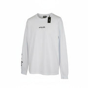 DIESEL T-Just-LS-Slits-B53 Men T-Shirt 2XL White Pullover Crew Neck