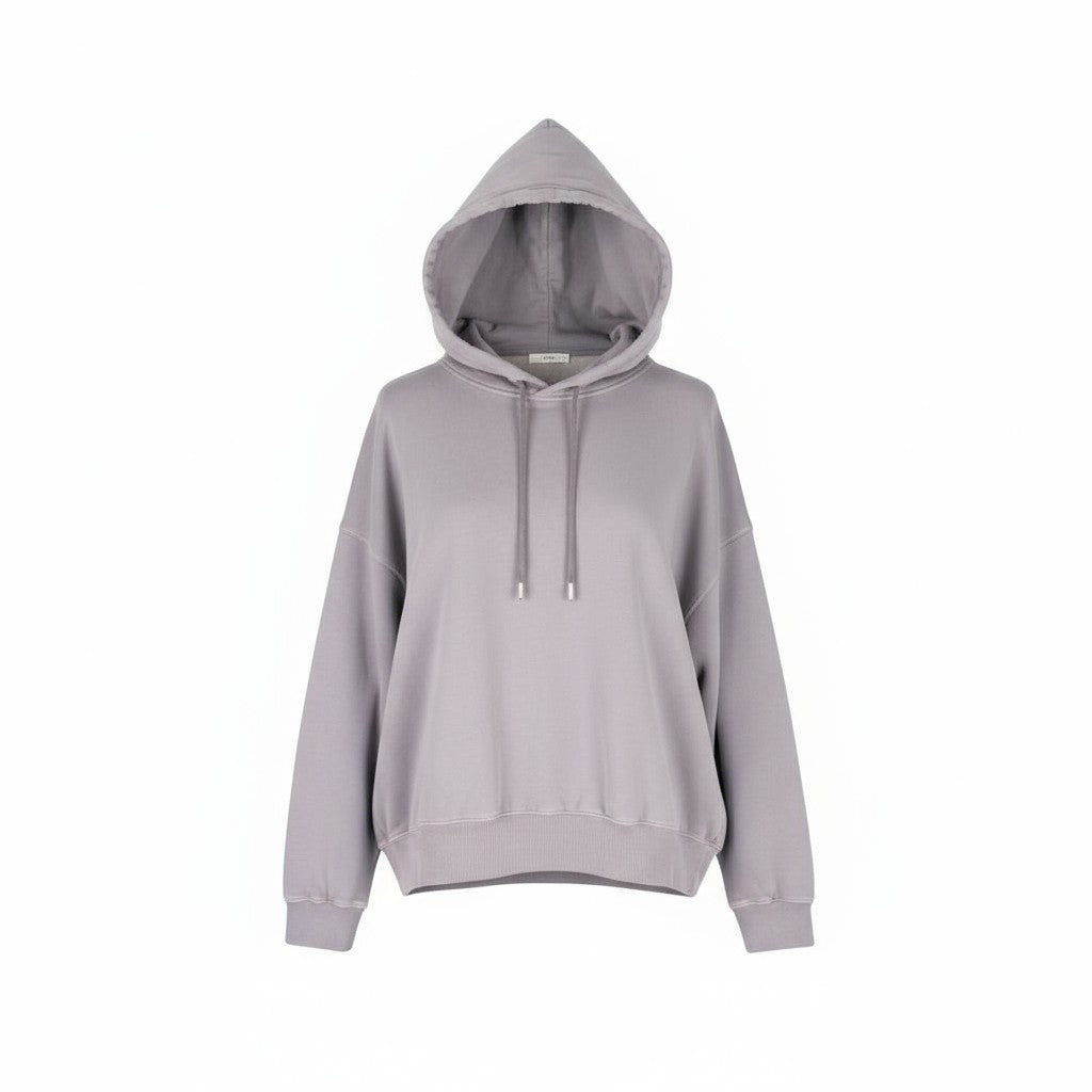DIESEL F-Magdalena Felpa Womens Hoodie XL Purple Washed Hood Pullover RRP175