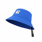 DIESEL D-Indig Men Hat OS Blue Bucket All Seasons Casual Patch RRP100