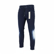 DIESEL Krooley-NE 0687D Men's W28 Slim Fit Jogg Sweat Blue Stretchy Jeans