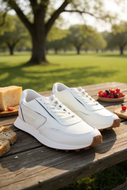 DIESEL S-Racer LC Men Sneakers EU45 White Suede Leather RRP€195 Trainers