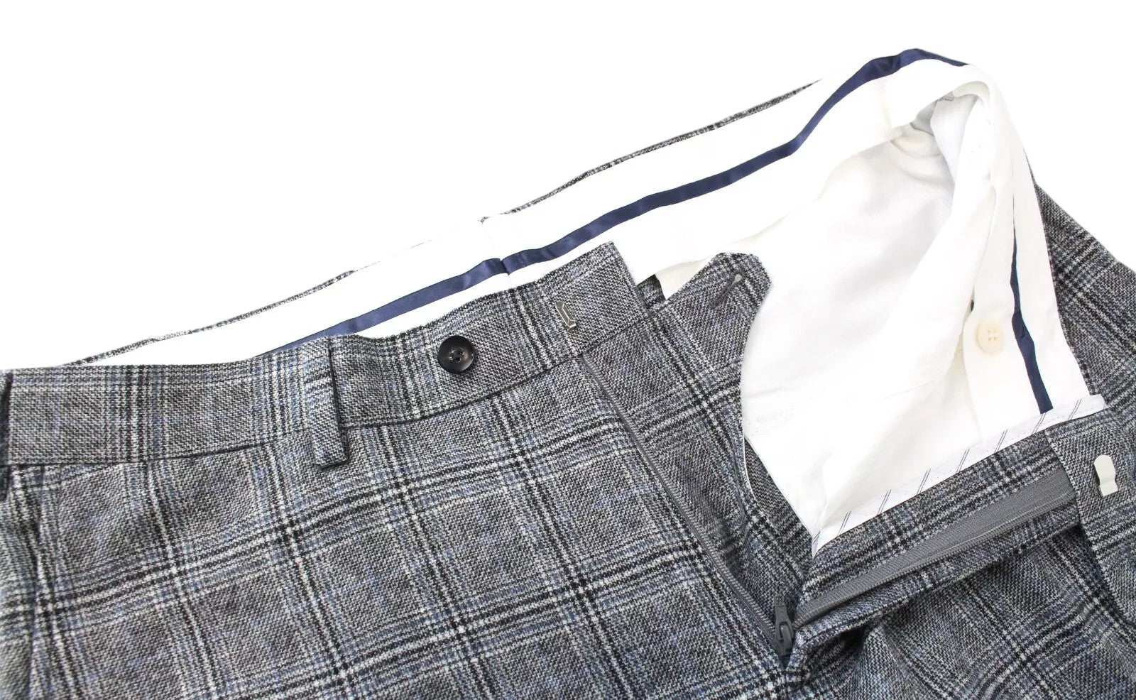 SUITSUPPLY Havana Men's Suit UK36S Wool Cashmere Checked Slim 2-Piece