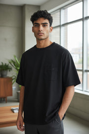 DIESEL T-Just-Worky Men's T-Shirt M Black Crew Neck Short Sleeve Cotton Tricot