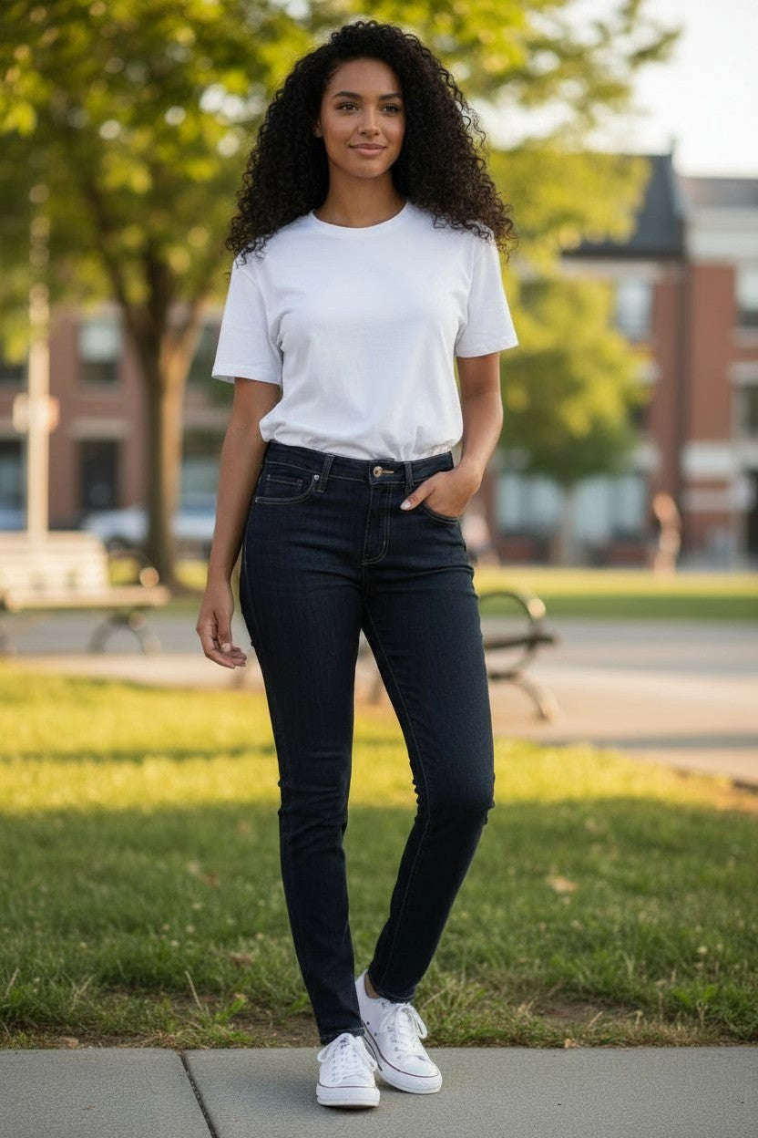 DIESEL Skinzee-High 0813C Women Jeans W25/L30 Super Slim Skinny Blue Stretch