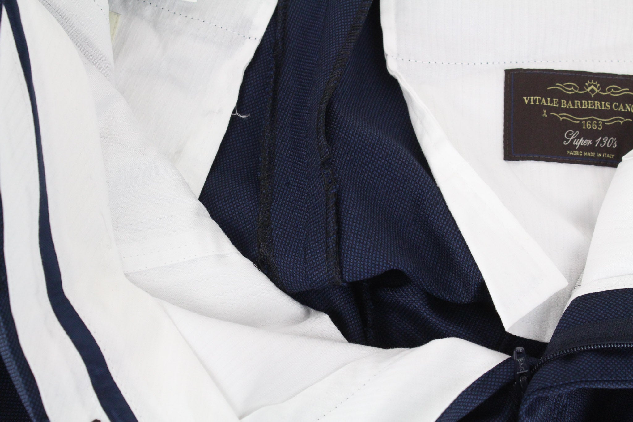 SUITSUPPLY Sienna Men's UK40S Formal Suit Blue Super 130's Wool 2-Piece