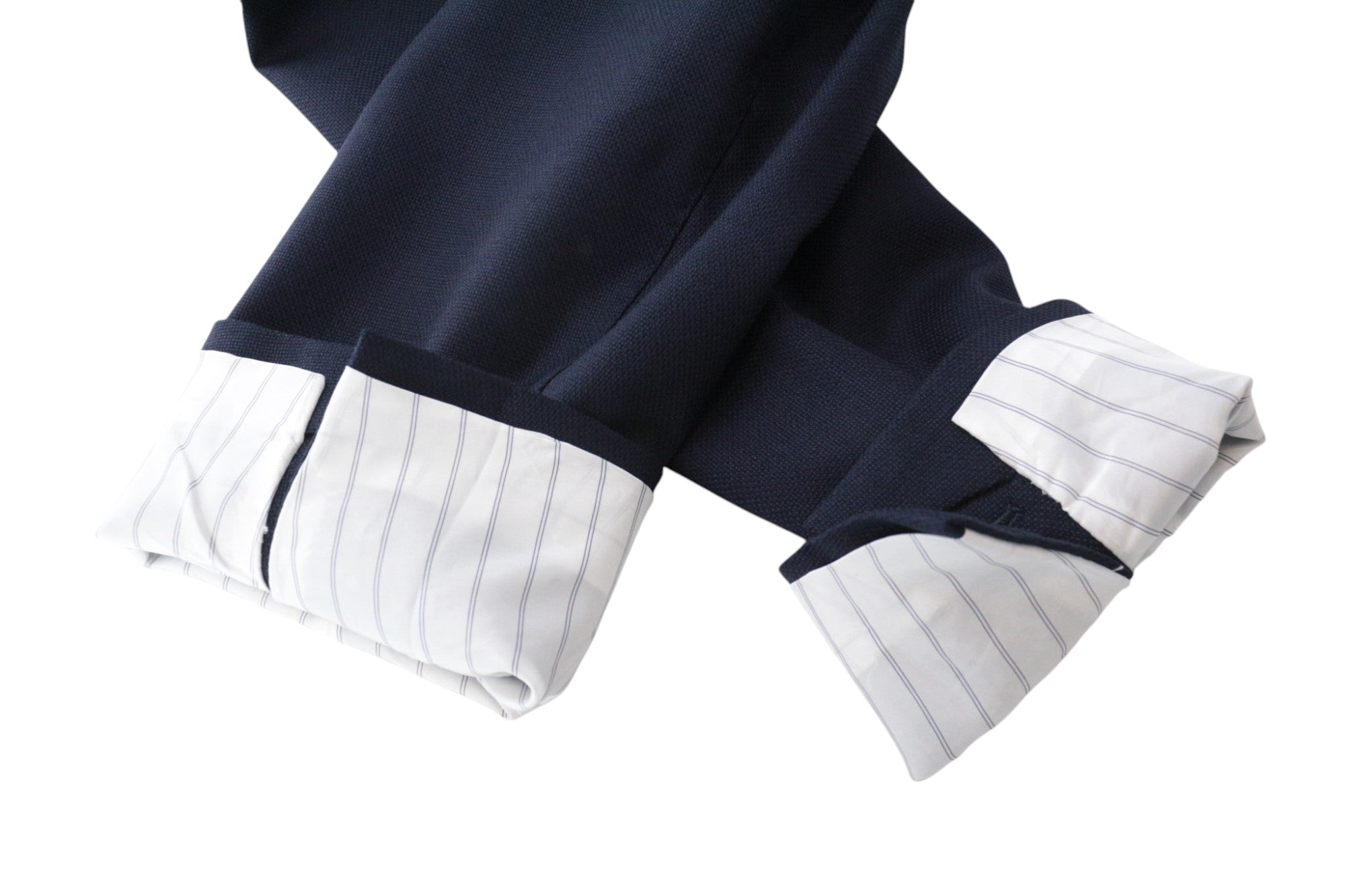 SUITSUPPLY Havana Patch Men's Suit UK36R Wool Blue 2-Piece Slim Unlined