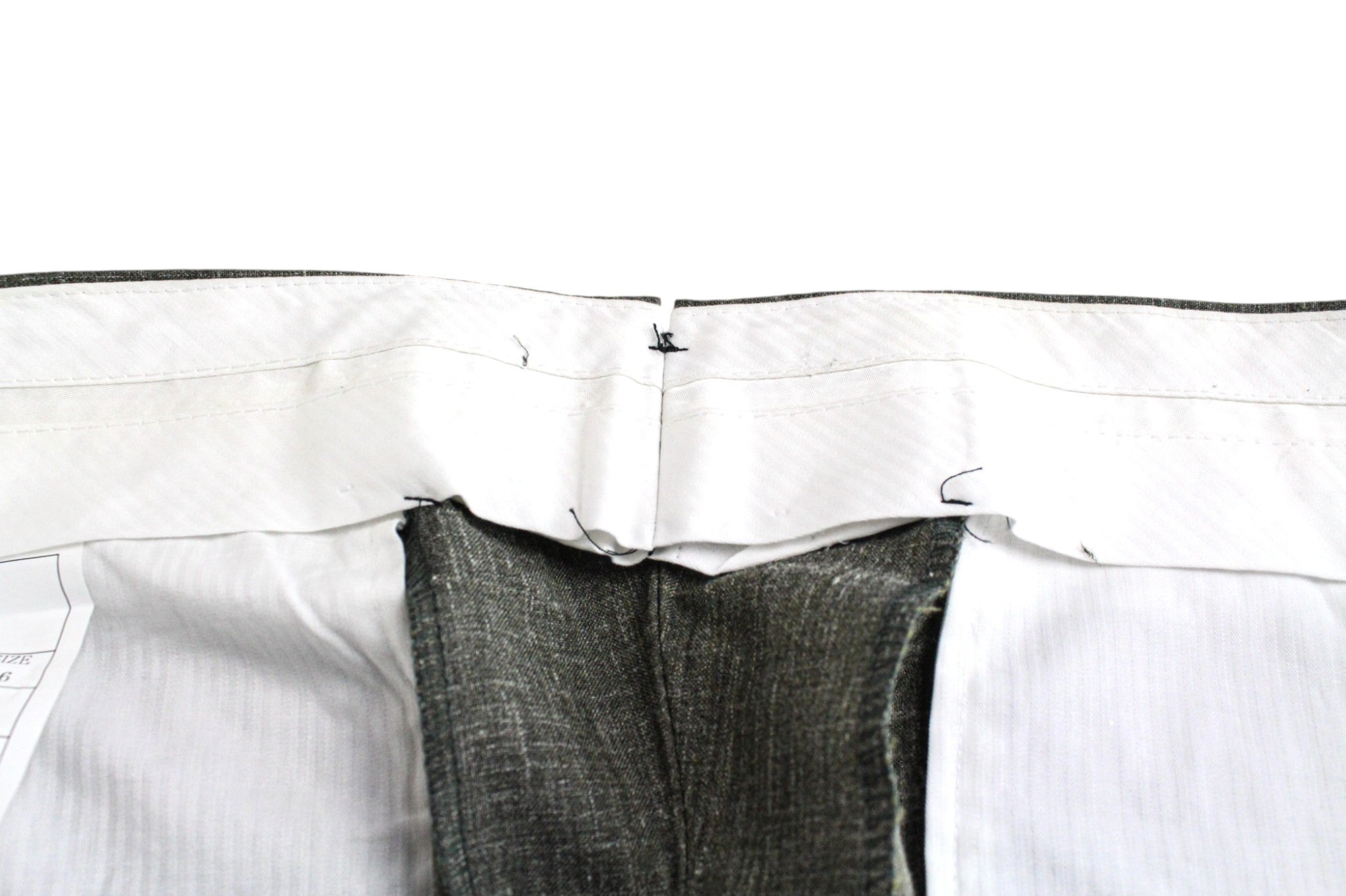 SUITSUPPLY La Spalla Men's UK46R Green Single-Breasted Wool Silk Linen 3 Piece