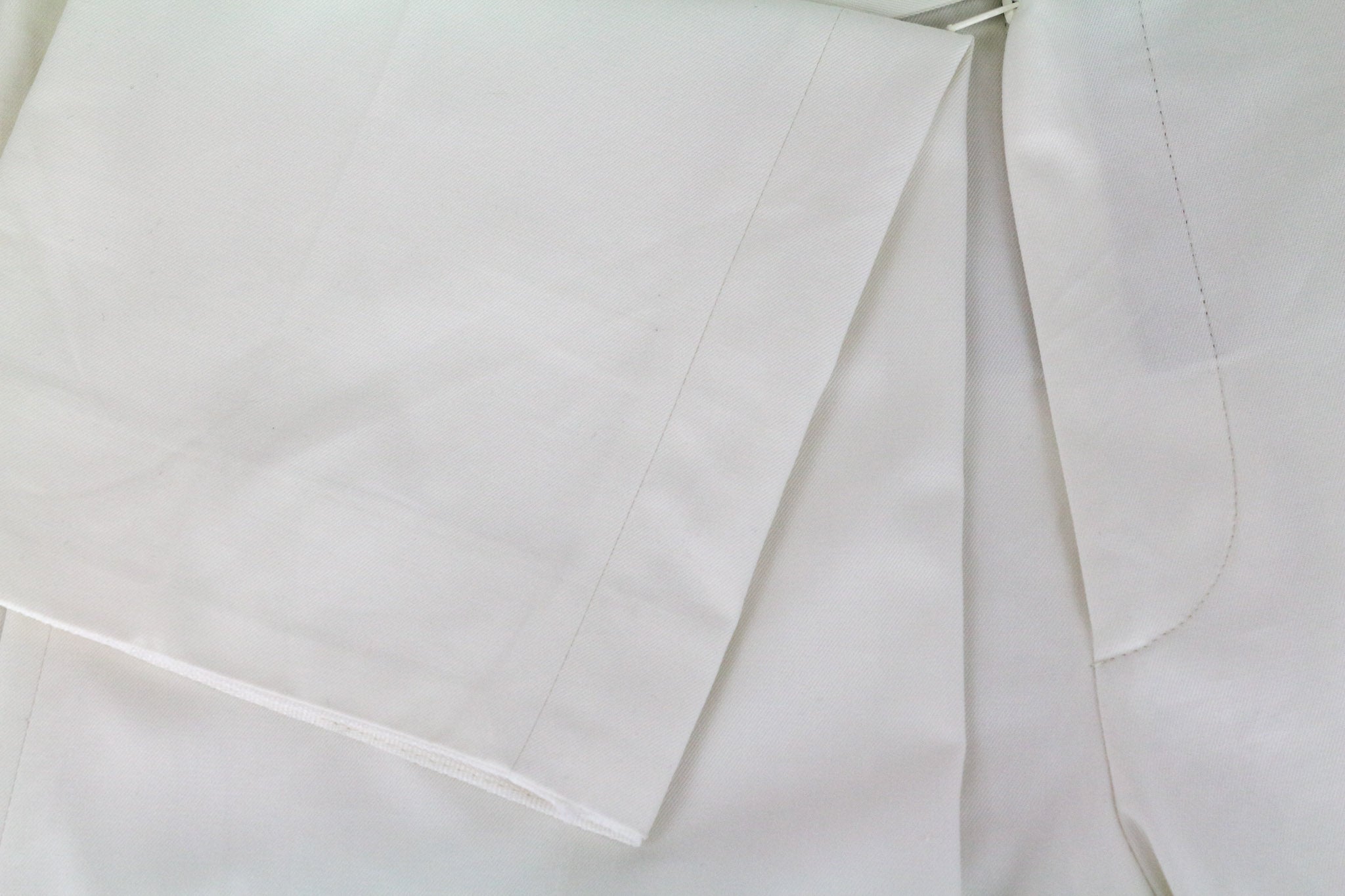 SUITSUPPLY Havana Men's Suit UK38R Off-White Slim Cotton Single-Breasted 2Piece