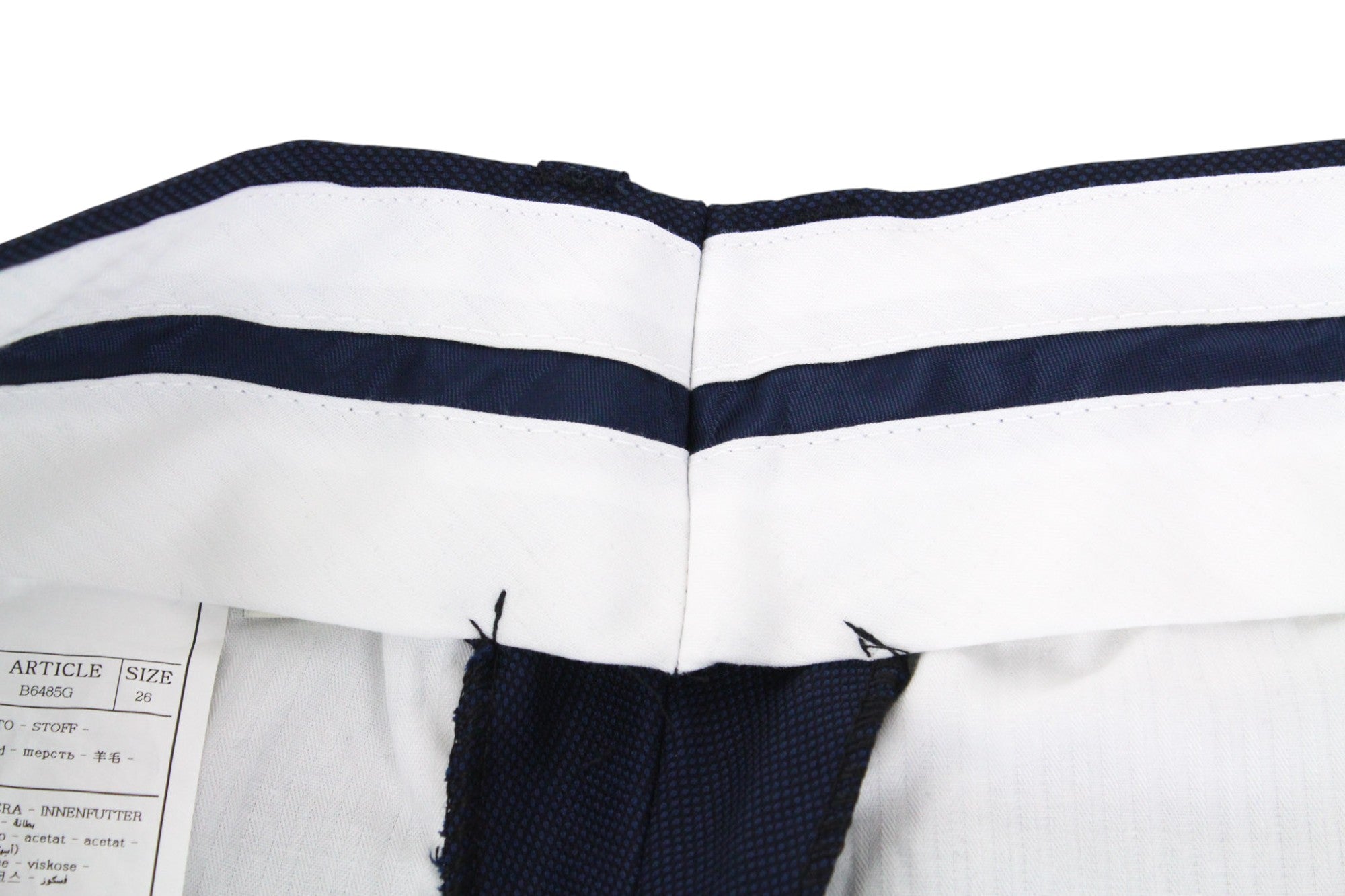 SUITSUPPLY Sienna Men's UK40S Formal Suit Blue Super 130's Wool 2-Piece