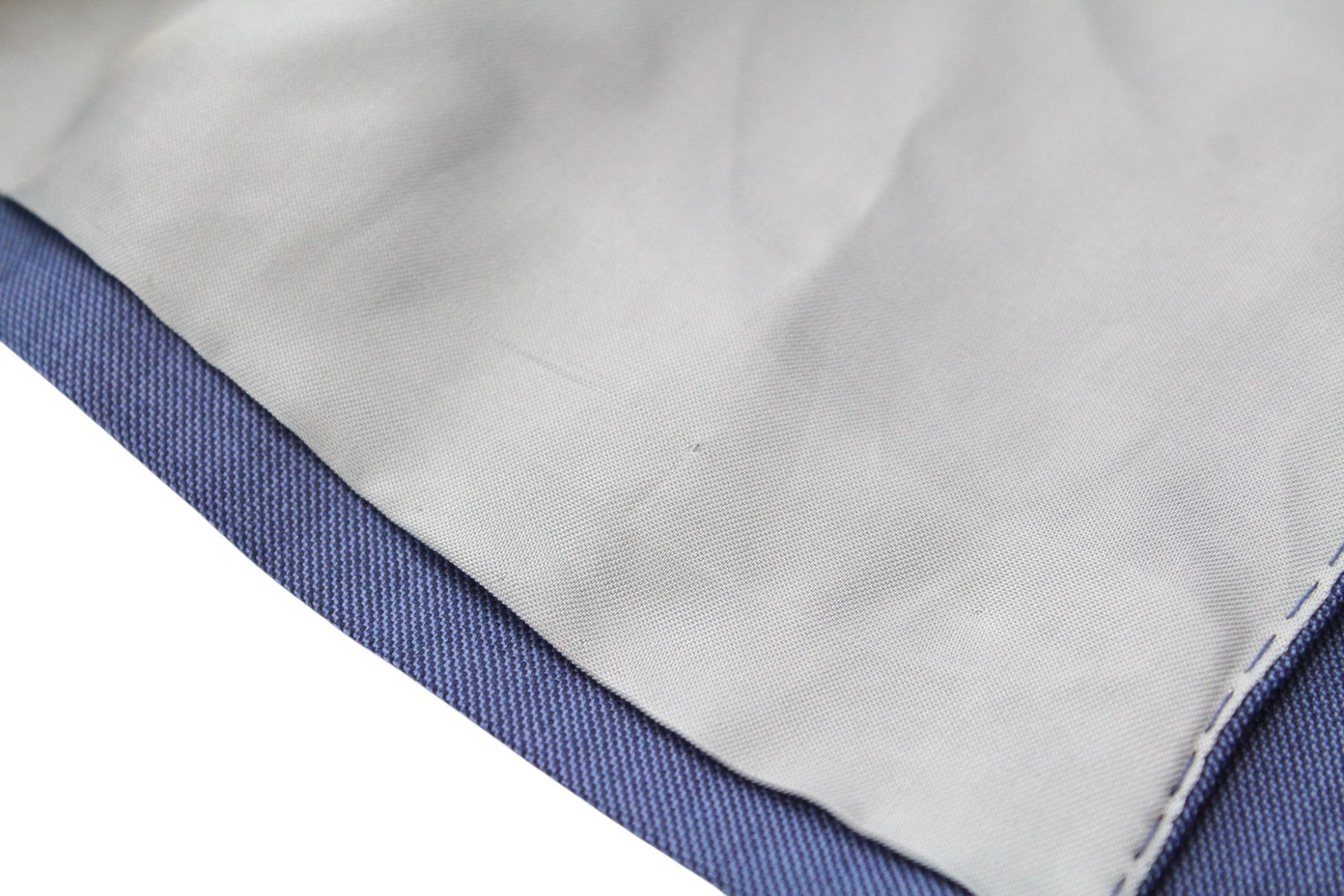 SUITSUPPLY Lazio La Spalla Men's Suit UK40L Slim Blue Wool 3Pc Super 150's