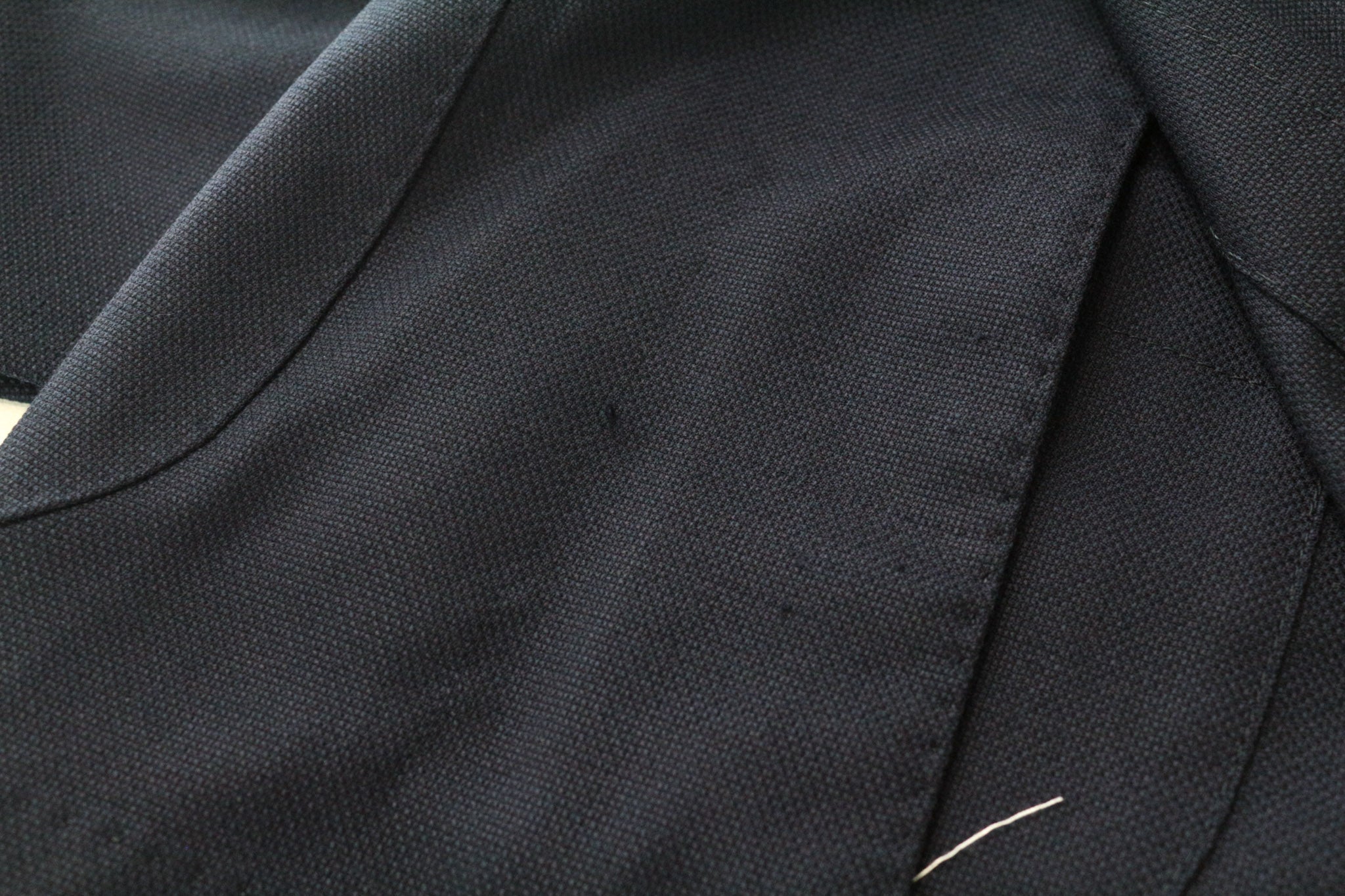 SUITSUPPLY Havana Patch Men's Suit UK36R Wool Blue 2-Piece Slim Unlined