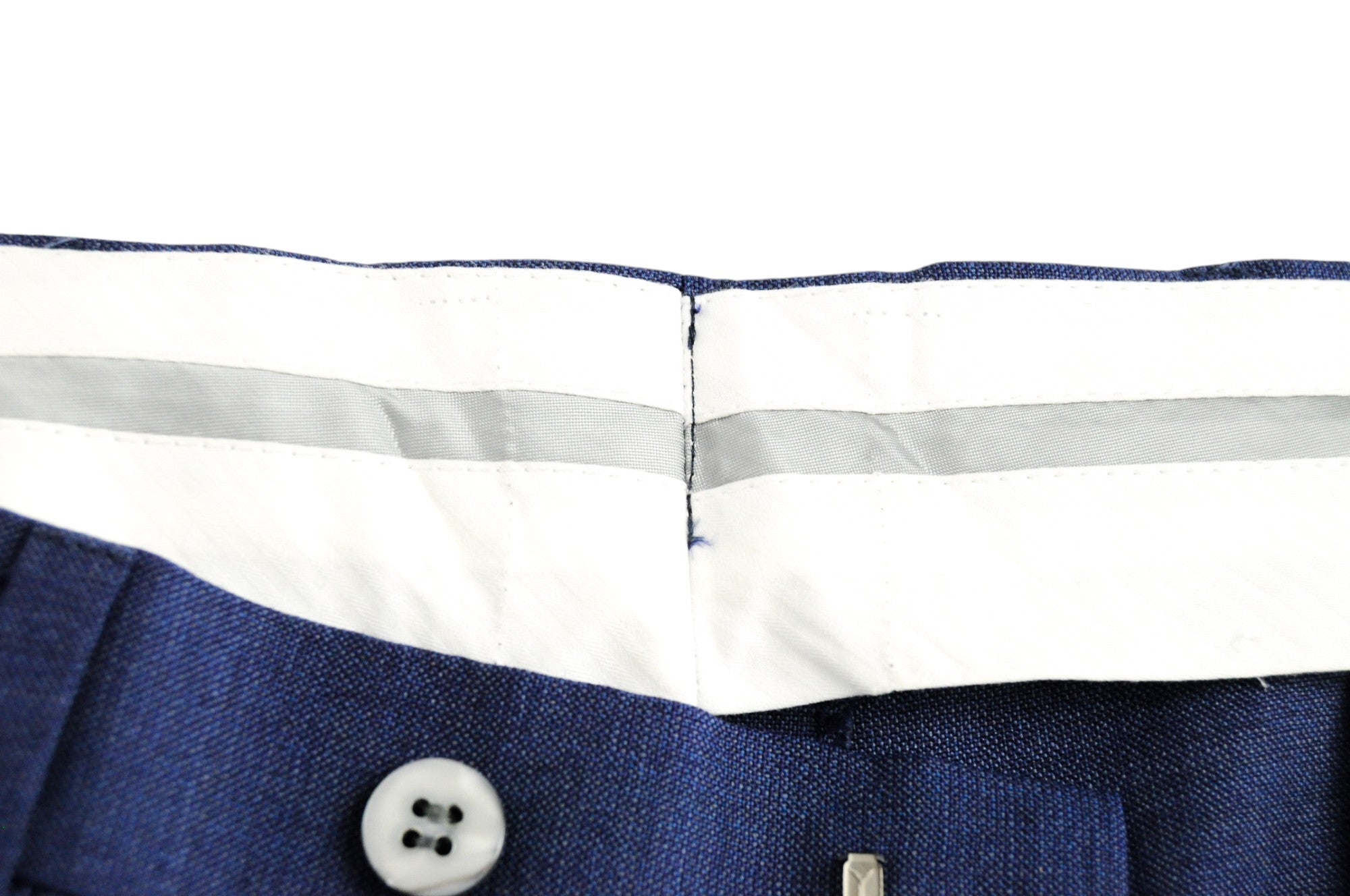 SUITSUPPLY Lazio Men Suit UK40R Pure Wool Super 110's Blue Slim Single-Breasted