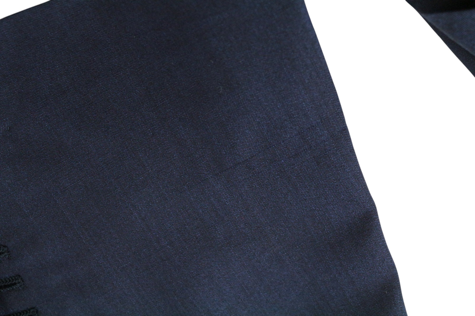 SUITSUPPLY Havana UK38L Men's Slim Blue Wool-Silk Melange 2Pc Unlined Suit