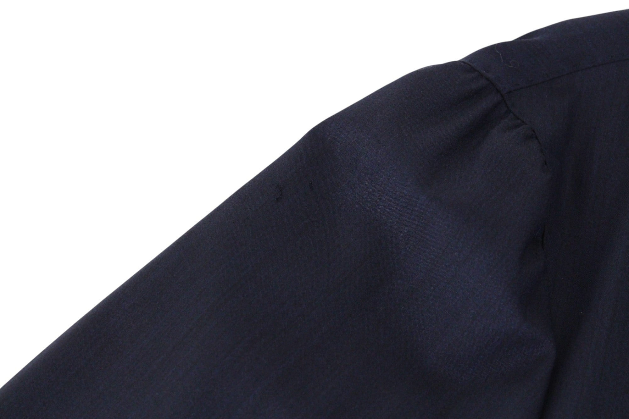 SUITSUPPLY Havana Suit UK38R Men's Navy Slim 2Pc Wool Silk Blend Melange