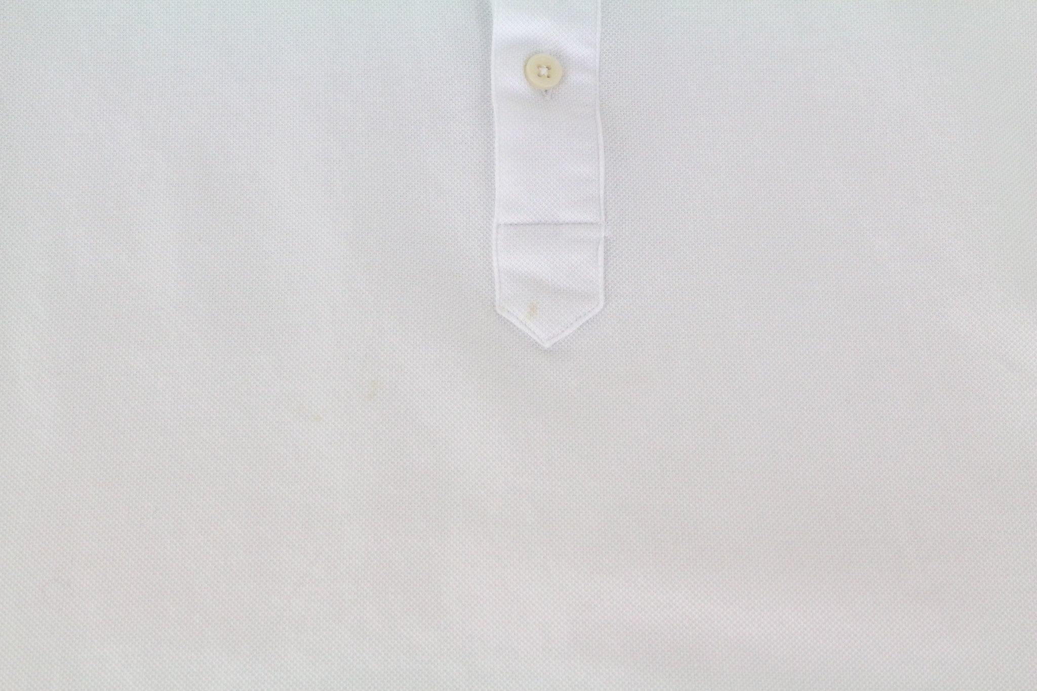 SUITSUPPLY Men T-Shirt 37/38/14 1/2/15 Extra Slim Polo Cotton White Long Sleeve